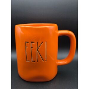 Rae Dunn EEK Mug Orange Artisan Collection By Magenta Halloween